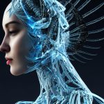 beautiful woman human robot artificial intelligence