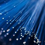 Blue fiber optics