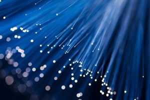 Blue fiber optics